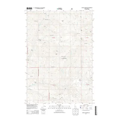 2013 Map of Council Mountain, 2013 Print