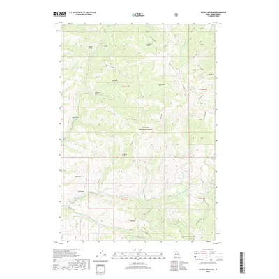 2020 Map of Council Mountain, 2020 Print