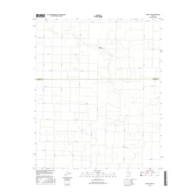 2016 Map of County Line, 2016 Print
