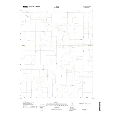 2019 Map of County Line, 2019 Print