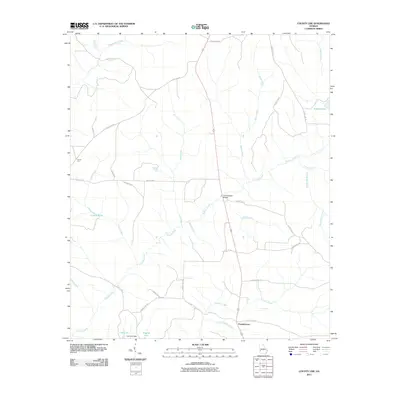 2011 Map of County Line, 2011 Print
