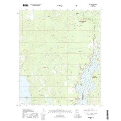 2018 Map of Coup Point, 2018 Print