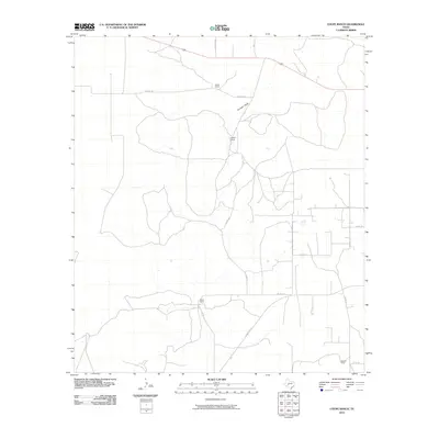 2010 Map of Coupe Ranch, 2010 Print