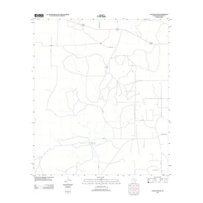 2012 Map of Coupe Ranch, 2012 Print