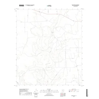 2019 Map of Coupe Ranch, 2019 Print