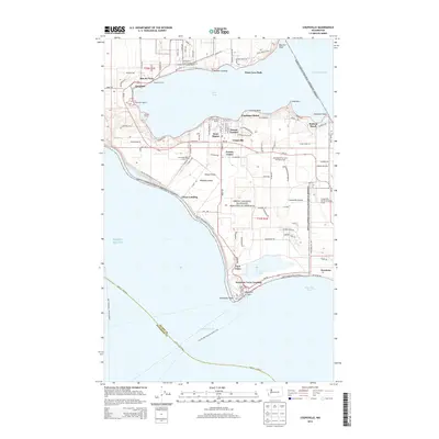 2014 Map of Coupeville, 2014 Print
