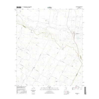 2016 Map of Coupland, 2016 Print