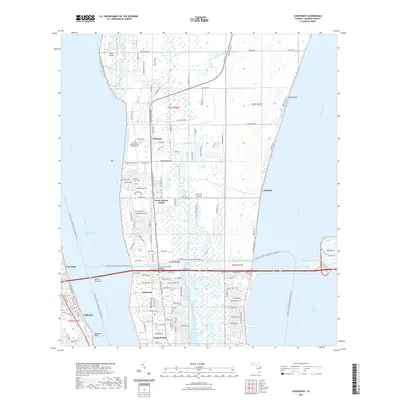 2021 Map of Courtenay, 2021 Print