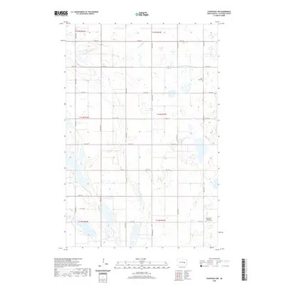 2020 Map of Courtenay NW, 2020 Print