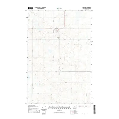 2014 Map of Courtenay, 2014 Print