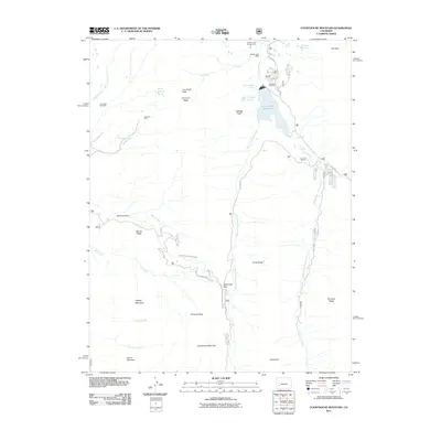 2011 Map of Courthouse Mountain, 2011 Print