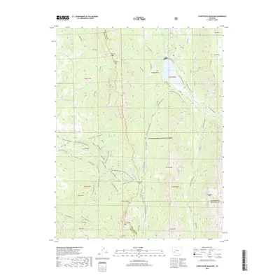 2019 Map of Courthouse Mountain, 2019 Print