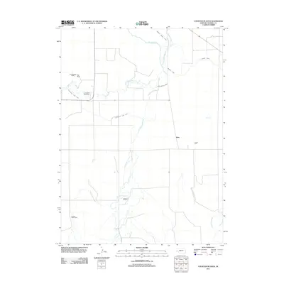 2011 Map of Courthouse Rock, 2011 Print