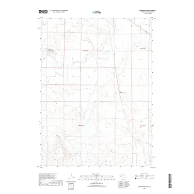 2017 Map of Courthouse Rock, 2017 Print