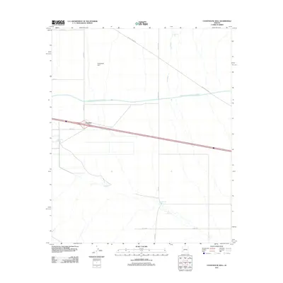 2011 Map of Courthouse Well, 2011 Print