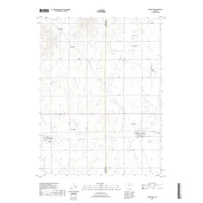 2018 Map of Courtland, 2018 Print