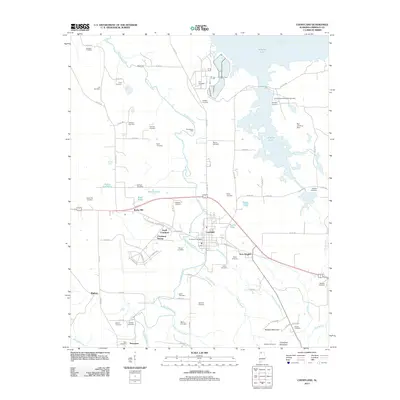2011 Map of Courtland, 2011 Print