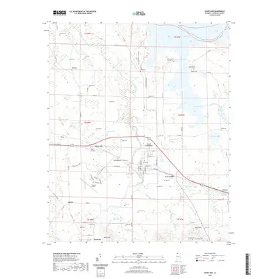 2020 Map of Courtland, 2020 Print