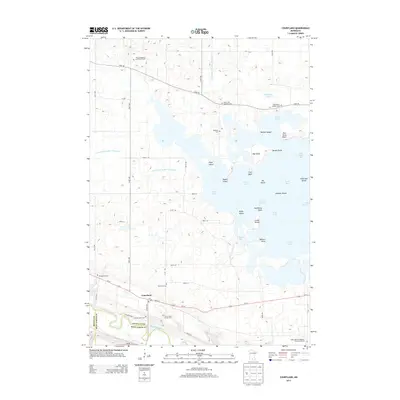 2013 Map of Courtland, 2013 Print