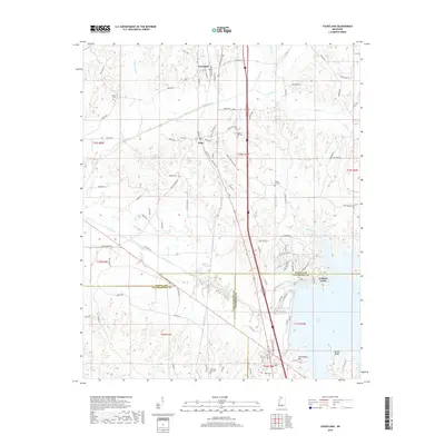 2018 Map of Courtland, 2018 Print