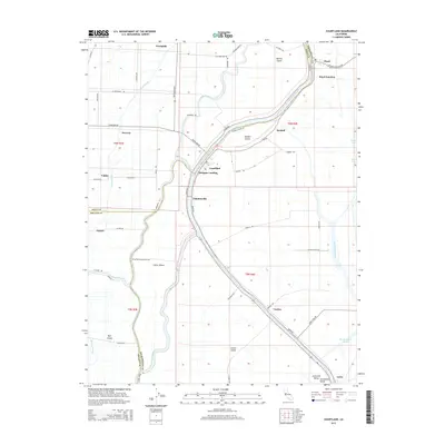 2015 Map of Courtland, 2015 Print