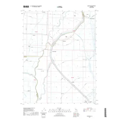 2018 Map of Courtland, 2018 Print