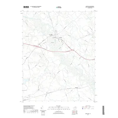 2019 Map of Courtland, 2019 Print