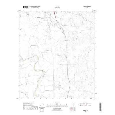 2019 Map of Courtney, 2019 Print