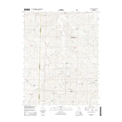 2015 Map of Courtois, 2015 Print