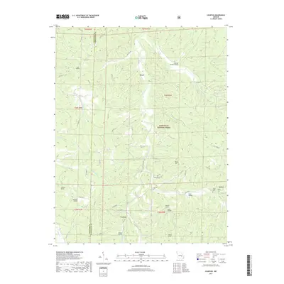 2017 Map of Courtois, 2017 Print