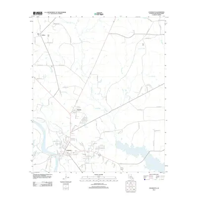 2012 Map of Coushatta, 2012 Print