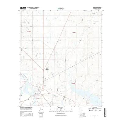 2015 Map of Coushatta, 2015 Print