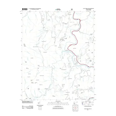 2011 Map of Cove Creek Gap, 2011 Print