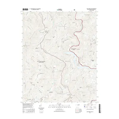 2016 Map of Cove Creek Gap, 2016 Print