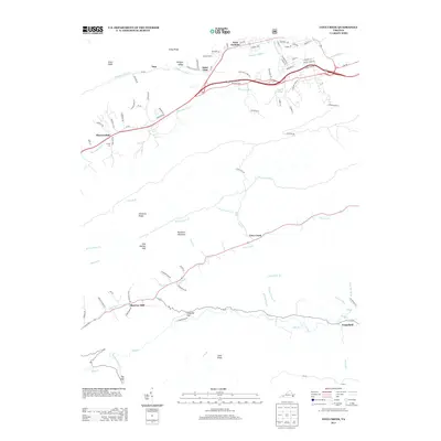 2013 Map of Cove Creek, 2013 Print