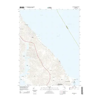 2014 Map of Cove Point, 2014 Print