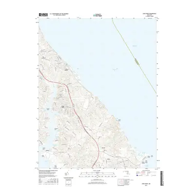 2016 Map of Cove Point, 2016 Print