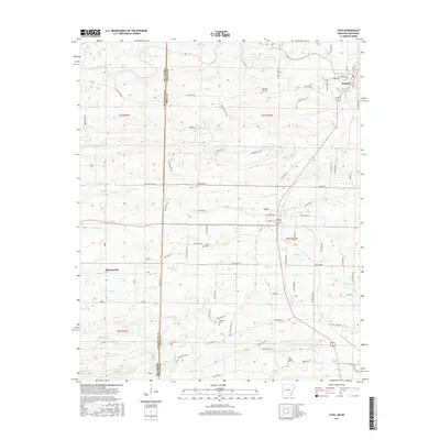 2017 Map of Cove, 2017 Print