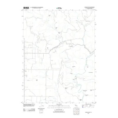2012 Map of Covelo East, 2012 Print
