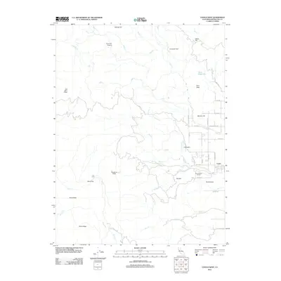 2012 Map of Covelo West, 2012 Print