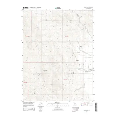 2015 Map of Covelo West, 2015 Print