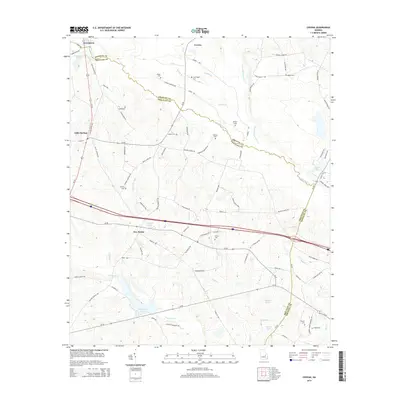 2014 Map of Covena, 2014 Print