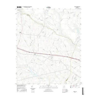 2017 Map of Covena, 2017 Print