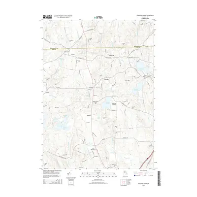 2015 Map of Coventry Center, 2015 Print