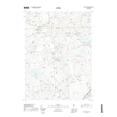 2021 Map of Coventry Center, 2021 Print