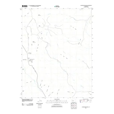 2010 Map of Cover Mountain, 2010 Print