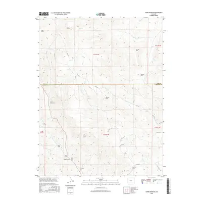 2016 Map of Cover Mountain, 2016 Print