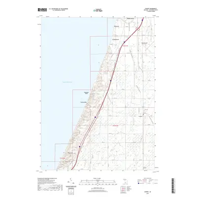2019 Map of Covert, 2019 Print
