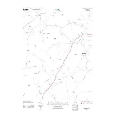 2013 Map of Covesville, 2013 Print