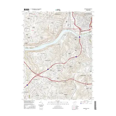 2016 Map of Covington, 2016 Print